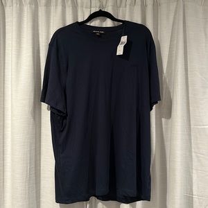NWT Michael Kors Men XXL Dark Blue Shirt